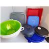 Image 1 : Lot of Tupperware and Other Plastic Bowls Storage Containers