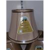 Image 2 : Lot of 3 Hampton Bay Gold Lamp Shades in Org Shipping Box