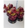Image 2 : Lot of 3 Large Feng Shui Fish Decor - Heavy and 1 is chipped, both pieces are there and can be easil