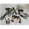 Image 8 : Box of Various Tech Wires, Cables, Receiver Etc