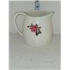 Image 7 : 2 Framed Petit Point , White Ceramic Urn Style Pot, Lord Nelson Antique Crazed Glass Pitcher