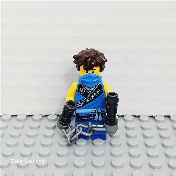 LEGO Jay - Legacy, Rebooted, Ninjago Logogram 'MASTER' on Torso, Hair