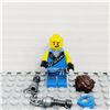 Image 2 : LEGO Jay - Legacy, Rebooted, Ninjago Logogram 'MASTER' on Torso, Hair
