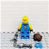 Image 3 : LEGO Jay - Legacy, Rebooted, Ninjago Logogram 'MASTER' on Torso, Hair