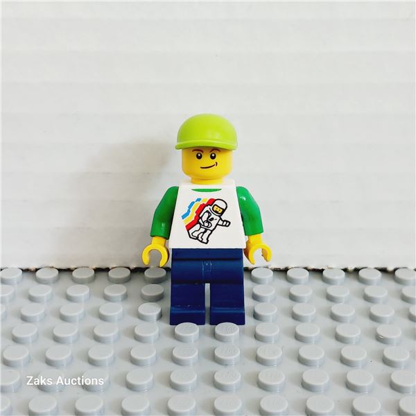 LEGO Brand Store Male, Classic Space Minifigure Floating - Victor
