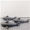 Image 2 : LEGO Three Shark with Rounded Nose and Debossed Gills and Eyes