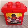 Image 1 : New Vintage 1999 LEGO Red Small Storage Box Bucket