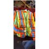 Image 5 : THREE NEW IVSEN HIGH VIS SAFETY VEASTS PLUS TWO HARD HATS AND A PAIR OF 48 TALL COVERALLS