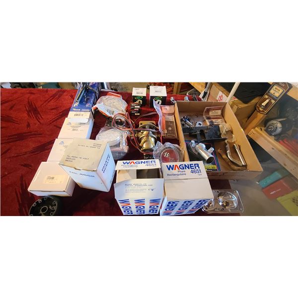 MISC AUTOMOTIVE PARTS, PANEL EMBLEMS, ELECTRIC FUEL PUMP, HEADLIGHTS