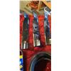 Image 5 : THREE LAWNMOWER BLADES AND DRIVE BELST