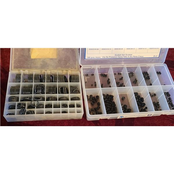 ONE SET SCREW KIT AND ONE O-RING KIT