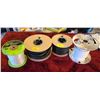 Image 1 : ONE PARTIAL ROLL OF 14-2 WIRE, ONE PARTIAL ROLL OF CONDUIT TAPE MEASURE AND TWO ROLLS OF WIRE LOOM
