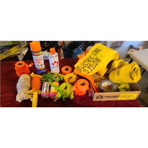 MISC FLAGGING TAPE AND TREE MARKING PAINT