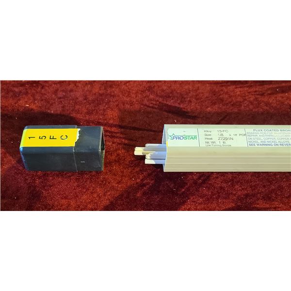 SEVEN BRONZE GAS WELDING RODS