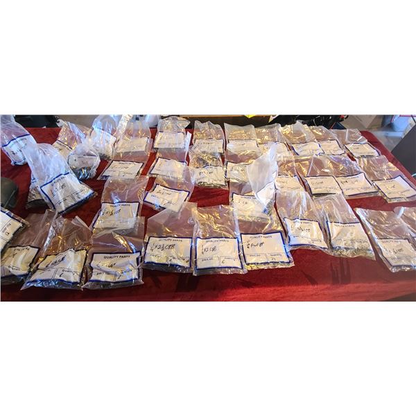 38 BAGS OF VARIOUS NUTS, BOLTS AND WASHES