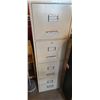 Image 2 : FOUR DRAWER FILING CABINET 52" X 18 X 15"