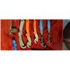 Image 4 : FIVE POWER GRIP NUT WRENCHES, ONE PIPE WRENCH, ONE SQUARE, AND ONE MULTI USE ADJUSTABLE WRENCH