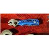 Image 8 : FIVE POWER GRIP NUT WRENCHES, ONE PIPE WRENCH, ONE SQUARE, AND ONE MULTI USE ADJUSTABLE WRENCH