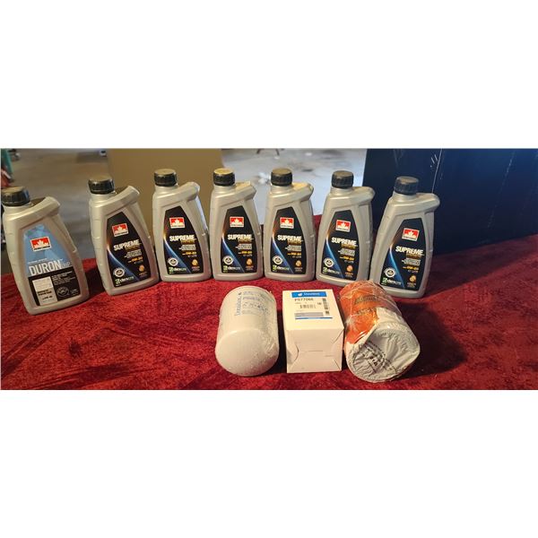 7LTRS OF SYNTHETIC OIL PLUS THREE FILTERS