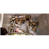 Image 14 : FITTING, CLAMPS, BRASS FITTINGS, HOSE CONNECTORS, SHOWER CURTAIN RODS AND OTHER