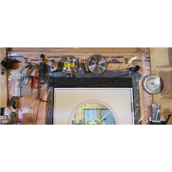 ALL ITEMS HANGING ABOVE AND AROUND DOOR - PLEASE SEE IMAGES