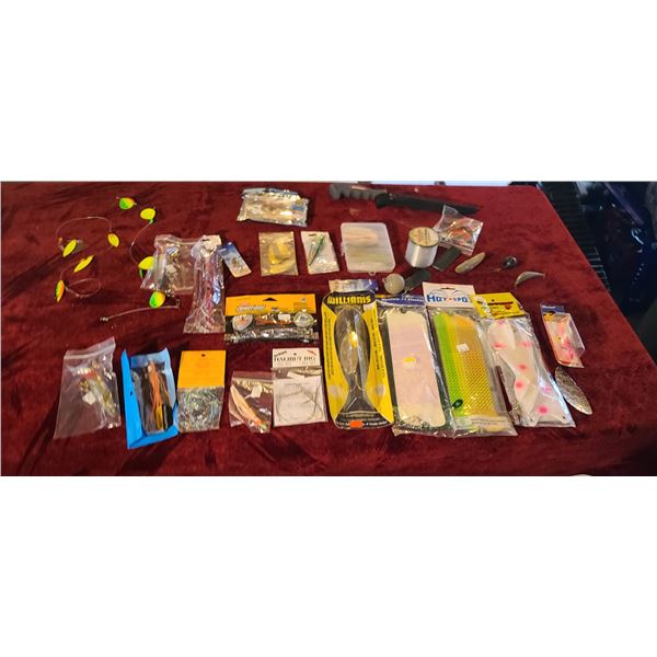 LURES, WEIGHTS AND LINE