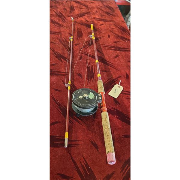 STEELIT REEL WITH ROD