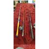 Image 1 : THREE FISHING RODS - TWO COME WITH REELS