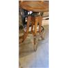 Image 9 : OAK BAR STOOL AND OAK OFFICE CHAIR