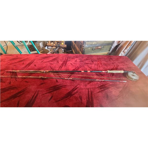 TWO PIECE SUMMERLEE FLY ROD WITH DAIWA 232 REEL