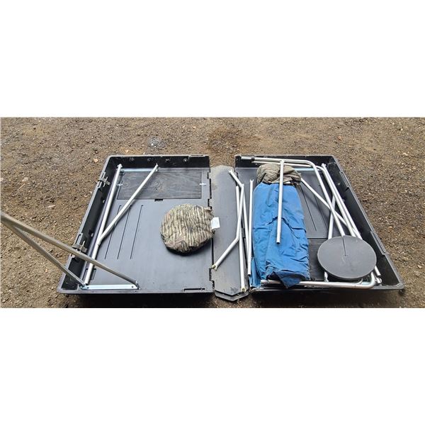 FOLDING ICE FISHING SHACK 96" L X 33" W