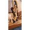 Image 3 : GIROTTI PIONEER COMEMORATIVE WOOD SULPTURE 30 X 18"