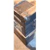 Image 7 : WOOD AND METAL STRAPPED STEAMER TRUNK 32 X18 21" COMES WITH X-MAS TREE LIGHTS