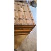 Image 15 : WOOD AND METAL STRAPPED STEAMER TRUNK 36 X 20 X 23