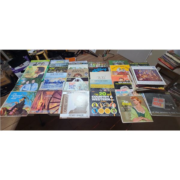 LARGE ASSORTMENT OF RECORDS