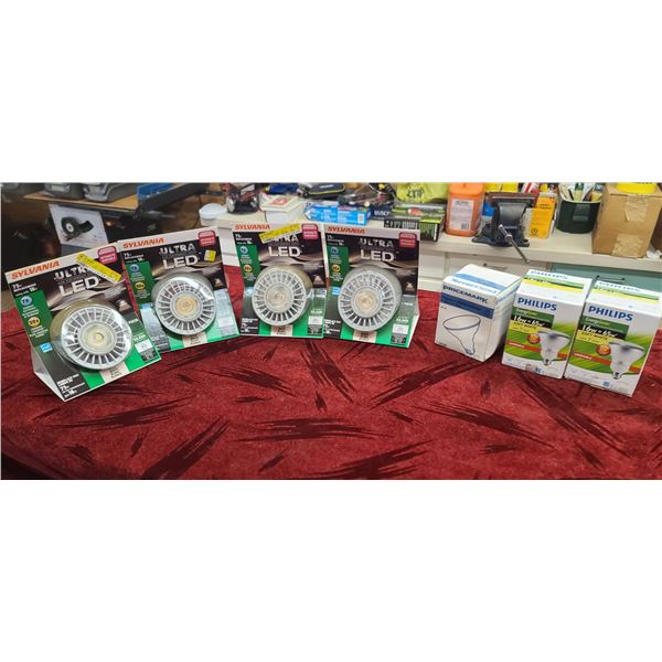 SEVEN LIGHTS FOUR LED DOOR FLOOD LIGHTS