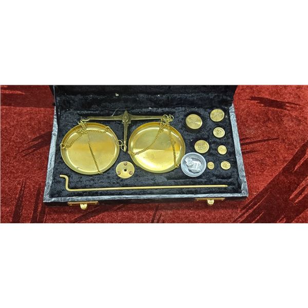 BRASS BENCH BALANCE WEIGHING SCALE