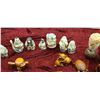 Image 4 : AN ASSORTMENT OF CARVED FIGURINES - NOT ON BOX SAYS QTY9 ARE IVORY