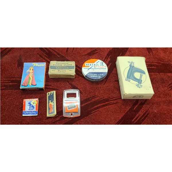 PLAY GIRL PLAYING CARDS AND OTHER COLLECTABLE TRINKETS