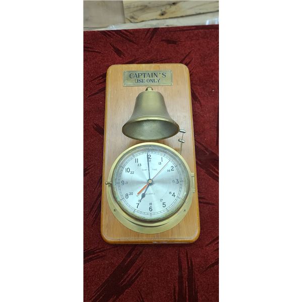 CAPTAINS BELL AND CLOCK