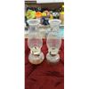 Image 2 : TWO GLASS COAL LANTERNS