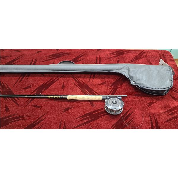 J.W. YOUNG 1530 SERIES FLY REEL WITH MITCHELL ROD