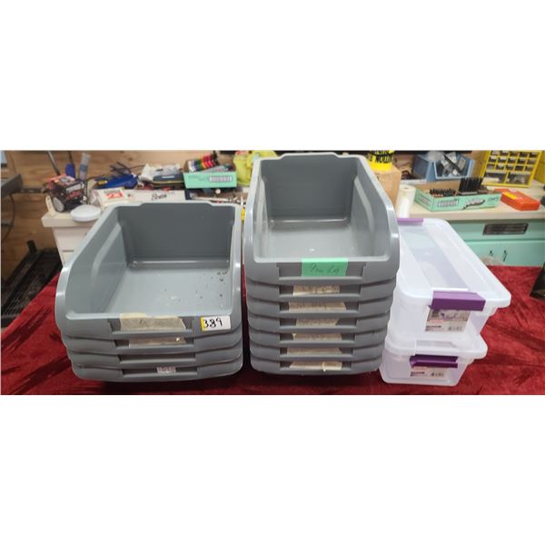 11 PARTS BIN/TRAYS