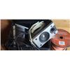 Image 21 : SIX SPEAKERS ONE SPEAKER TRIPOD, ONE XANTREX INVERTER, AND SPEAKER WIRE