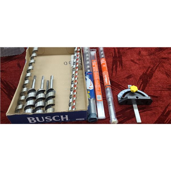 SECTION OF WOOD CORE DRILLS