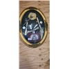 Image 6 : A FRAMED DIARAMA OF HISTORY IN OVAL GLASS FRAME
