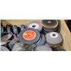 Image 15 : ALL ITEMS IN DRAWER: GRINDING DISCS, FLAPPER WHEELS, TAPPER ROLLER BEARINGS AND OTHER