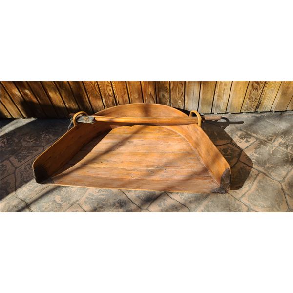 ANTIQU WINNOWING GRAIN SCOOP