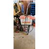 Image 12 : HOBART WELDING MACHINE - MIG MODEL 125 - COMES WITH SOME RODS AND WELDING CART