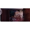 Image 4 : LARGE BLUE SEAMER TRUNK C/W ASSORTED CHRISTMAS ITEMS